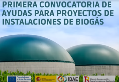 Convocatoria de ayudas para instalaciones de biogás