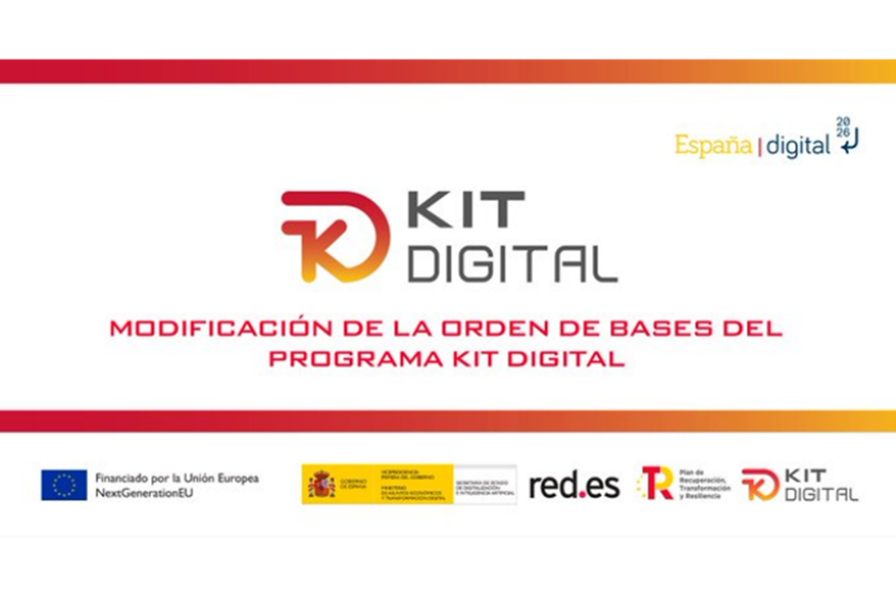 El BOE publica la Orden ETD/734/2022, de 26 de julio, que modifica la Orden ETD/1498/2021, de 29 de diciembre, por la que se aprueban las bases reguladoras de la concesión de ayudas del programa Kit Digital, para la digitalización de pequeñas empresas, microempresas y autónomos, en el marco de la Agenda España Digital 2026, el Plan de Digitalización PYMEs 2021-2025 y el Plan de Recuperación, Transformación y Resiliencia de España, financiado por la Unión Europea a través de los fondos NextGenerationEU